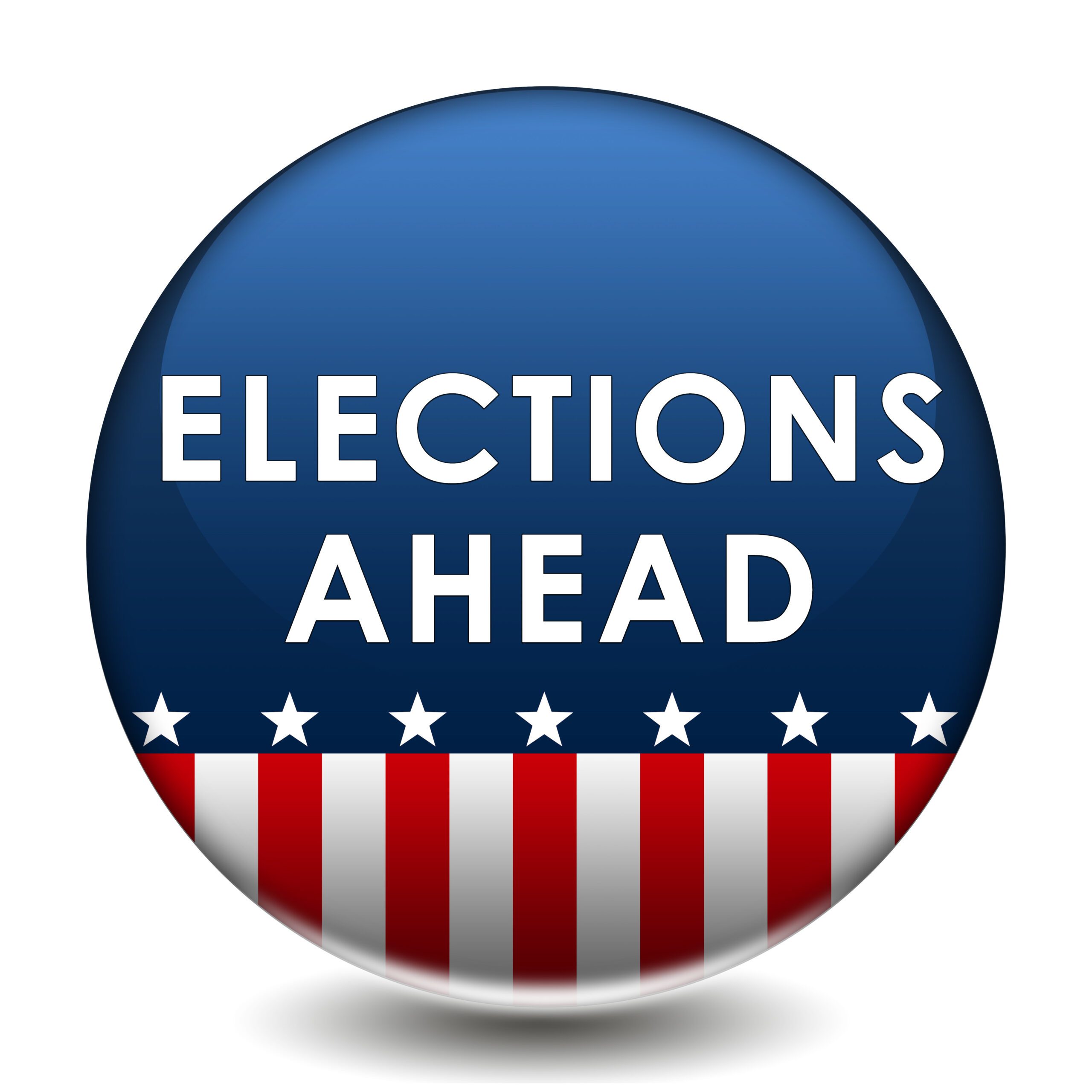 Election Ahead - vote badge
