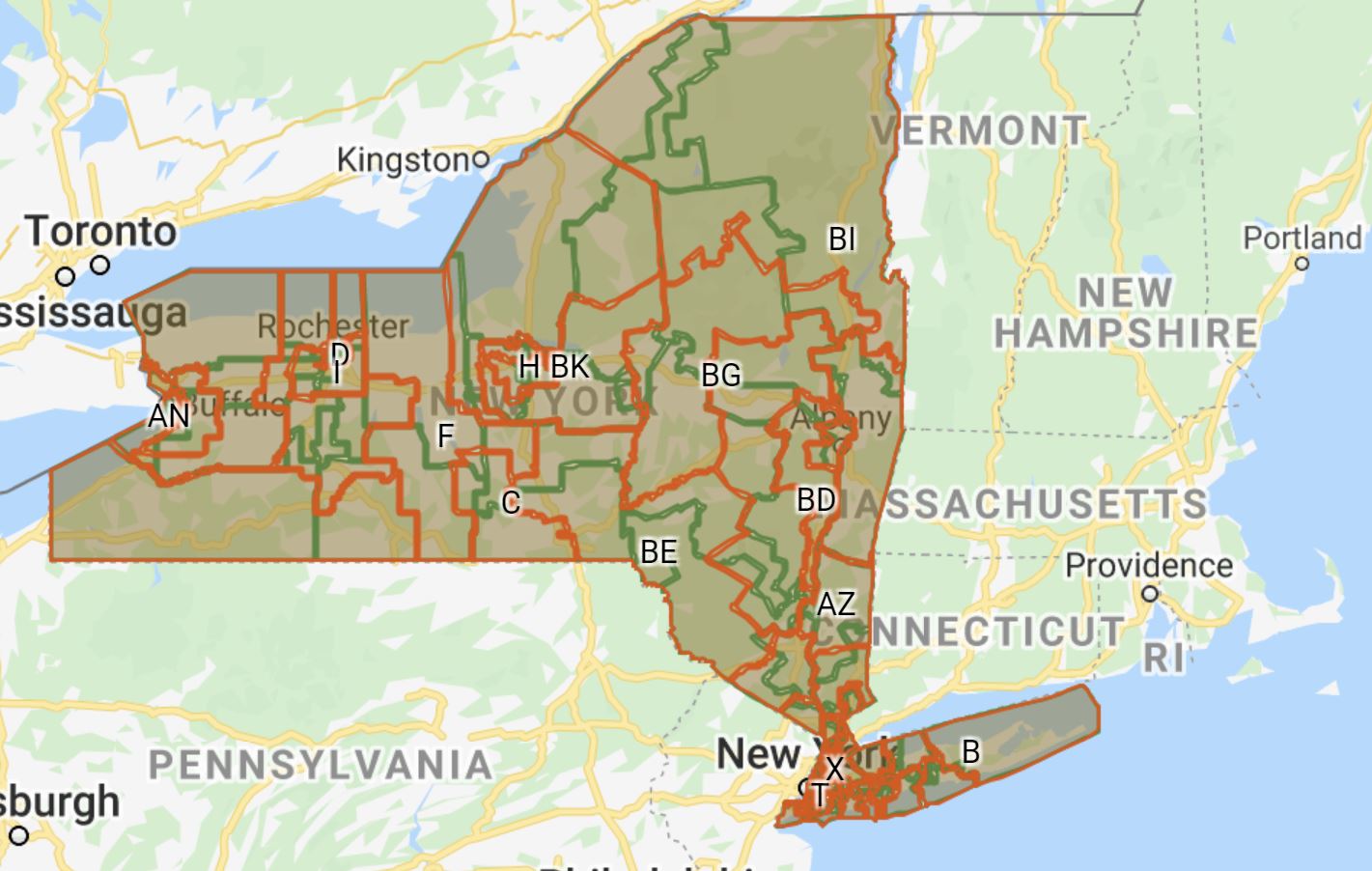 Independent NYS Redistricting Map