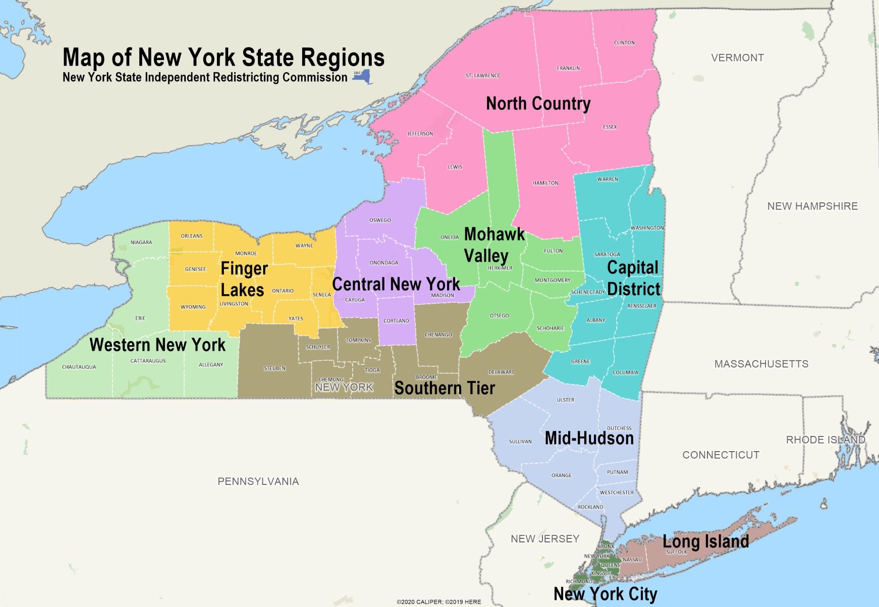 NYS Regins Map